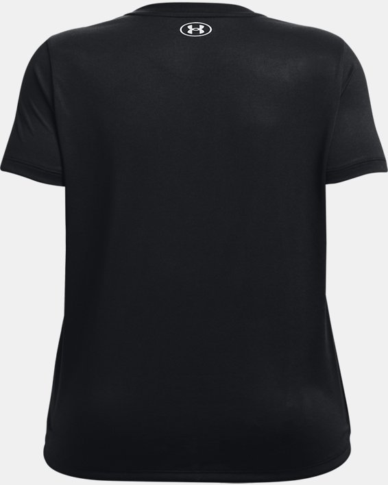 女士UA Tech™ Graphic短袖T恤, Black, pdpMainDesktop image number 5
